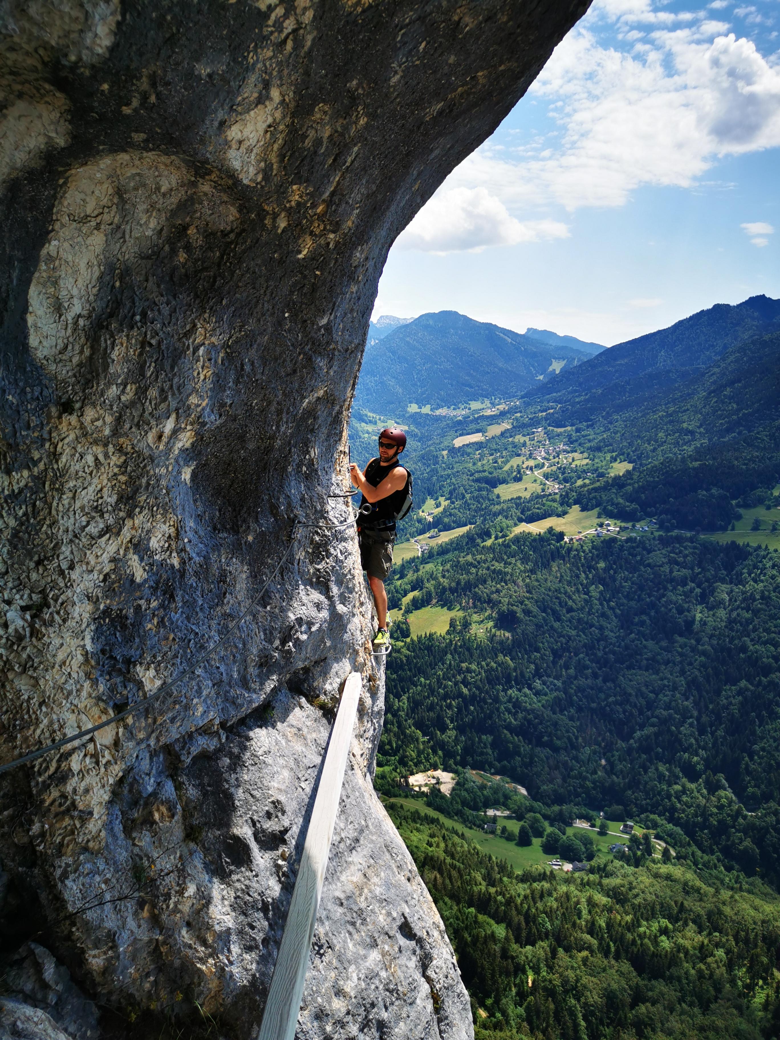 Encadrement via ferrata