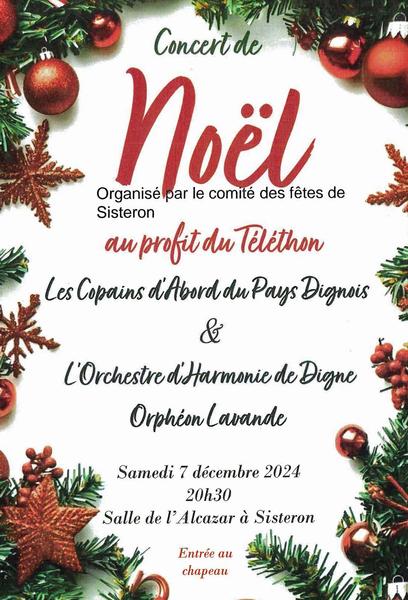 Concert de Noël au profit du Téléthon Le 7 déc 2024