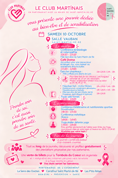 Octobre Rose : Journée bien-être et prévention