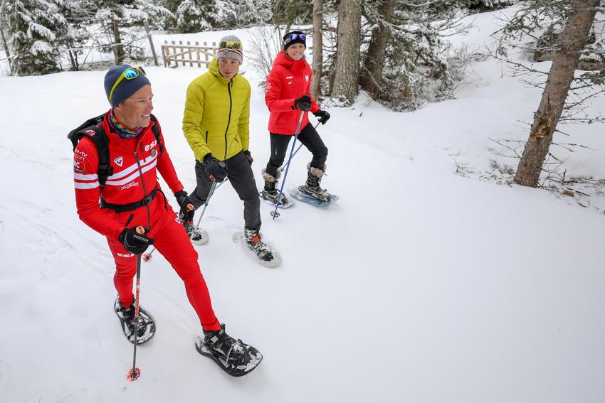 Balade en raquettes avec l'ESF