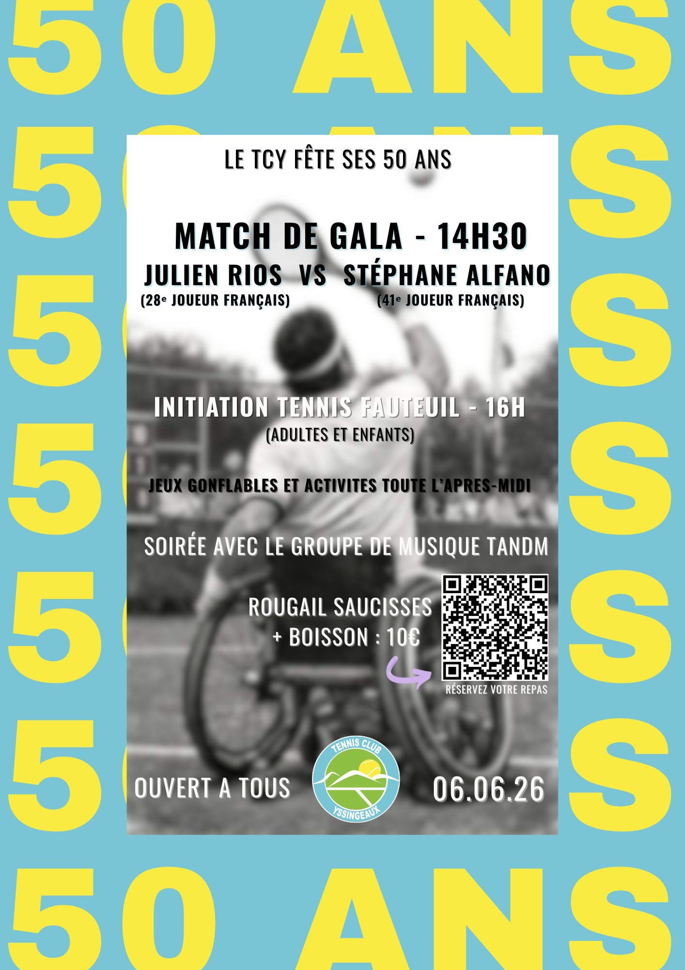 Le Tennis Club Yssingeaux fête ses 50 ans
