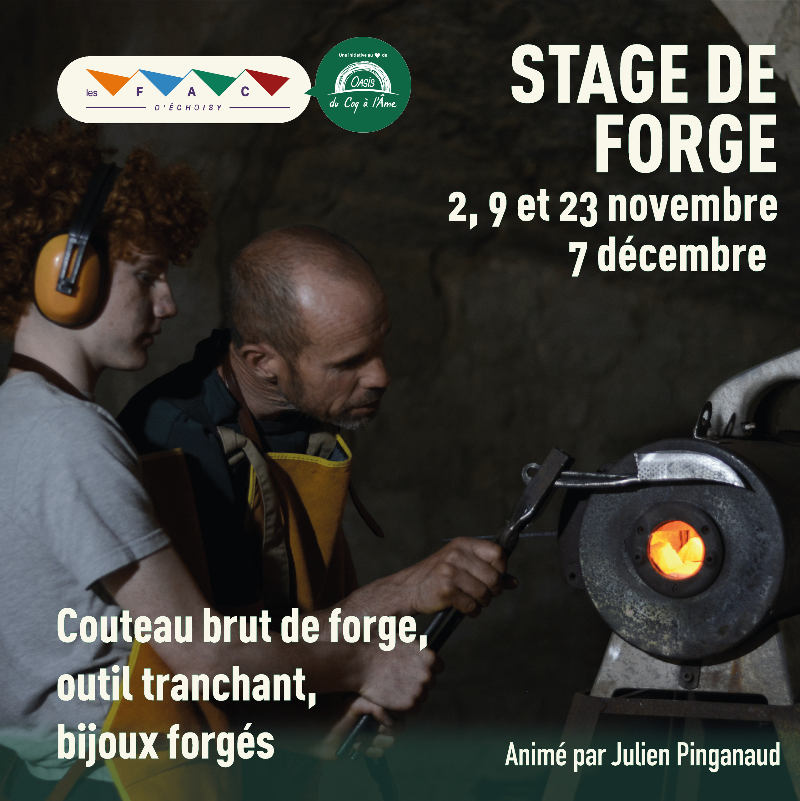 Stage d'Initiation Forge : Bijoux forgés
