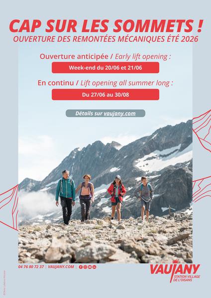 Ouverture des remontées mécaniques
