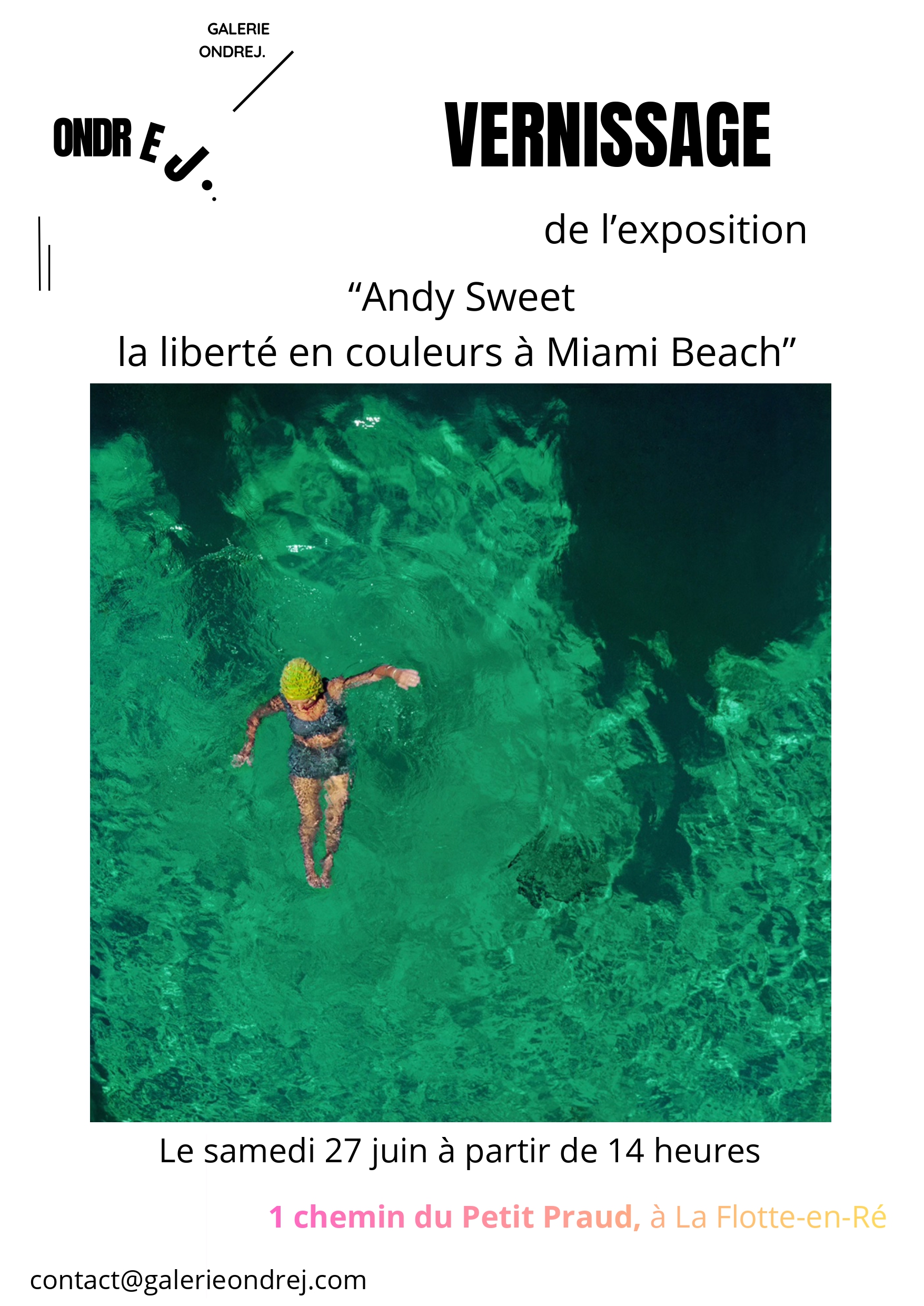 Vernissage de l'exposition Andy Sweet