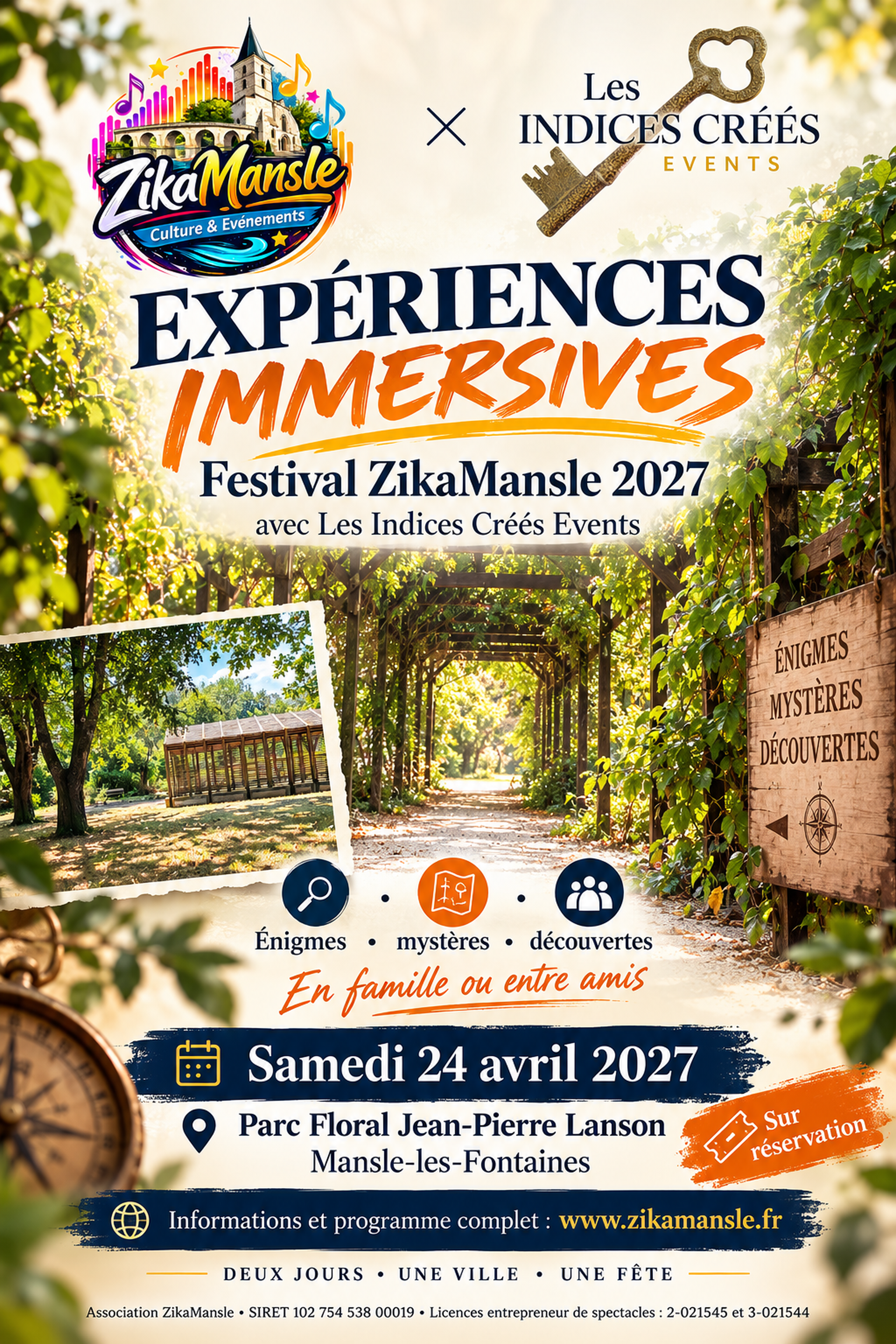 Affiche Expériences Immersives