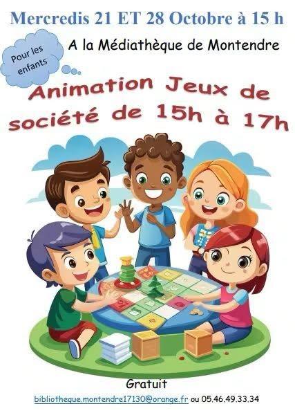 Animation jeux de société
