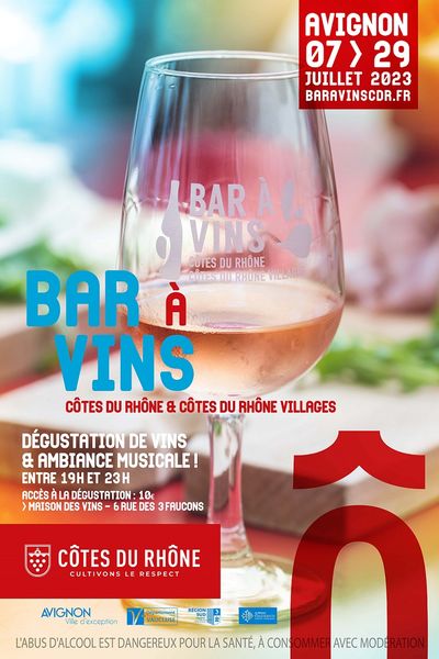 Bar à vins des Côtes du Rhône