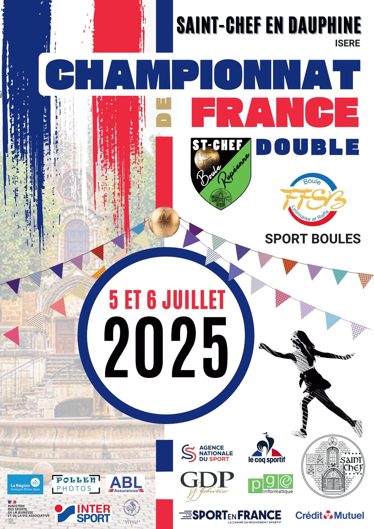 Championnat de France de Sport-Boules en double_Saint-Chef-Office de Tourisme des Balcons du Dauphiné