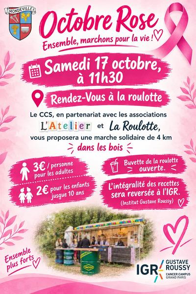 Octobre Rose u00e0 Mondeville : mobilisons-nous !_Mondeville