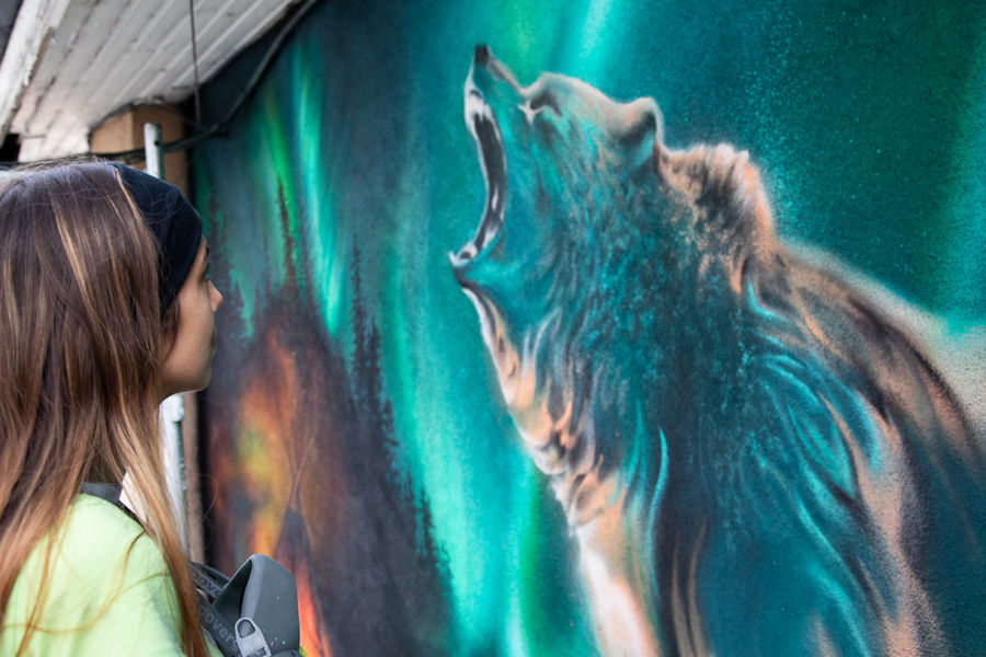 Fresque de Rebecca Terzic