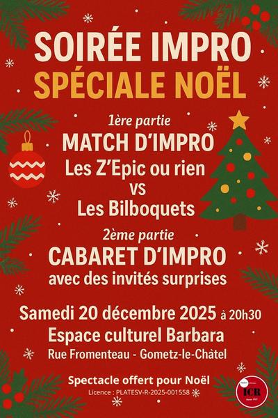 SOIREE IMPRO SPECIALE NOEL