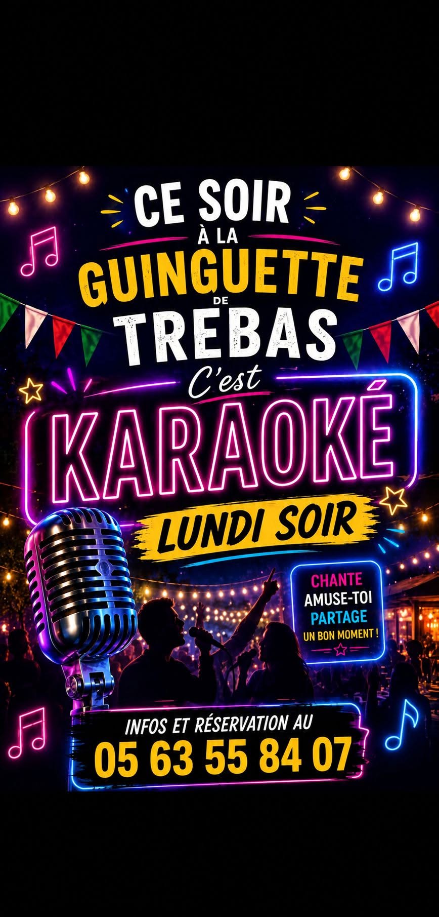 Karaoké à la Guinguette de Trébas_Trébas