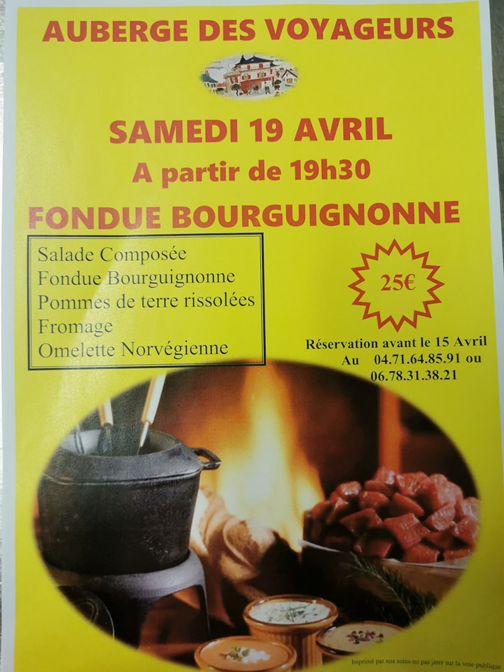 Soirée fondue bourguignonne