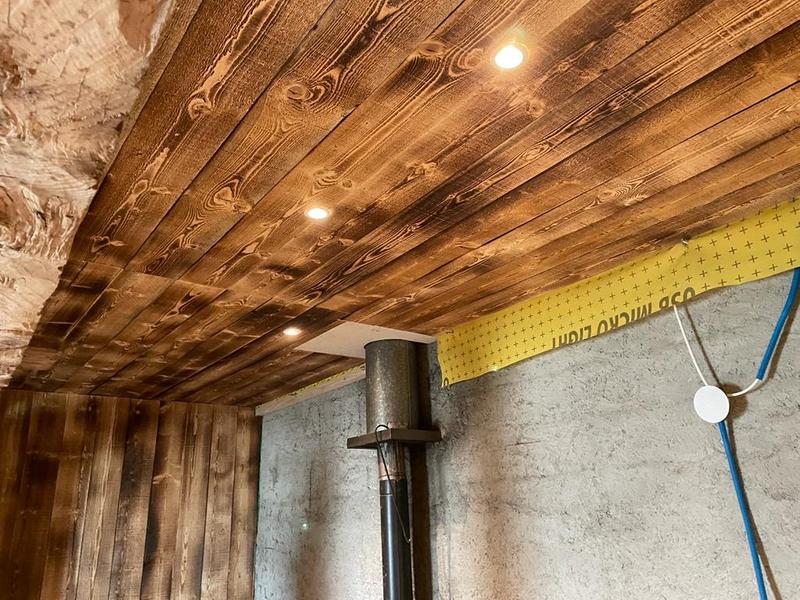 Cuisinière à bois et LED