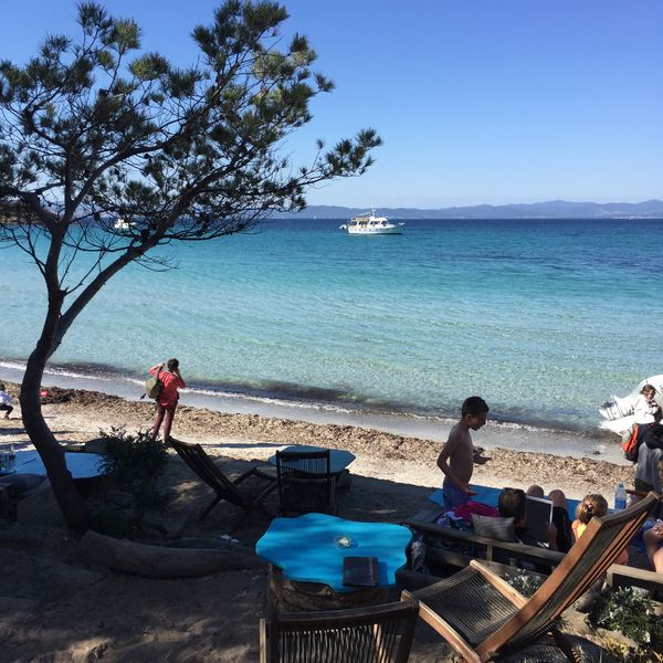 Restaurant Porquerolles La Plage d'Argent île de Porquerolles Parc National