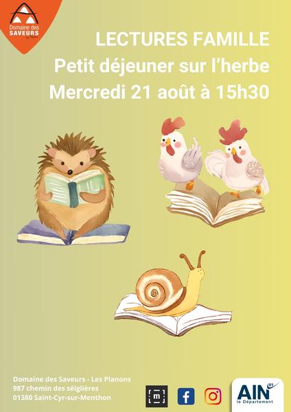 http://Lectures%20Familles%20-%20Petit%20déjeuner%20sur%20l'herbe