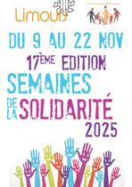 Affiche semaine de la solidarité 2025, Limours