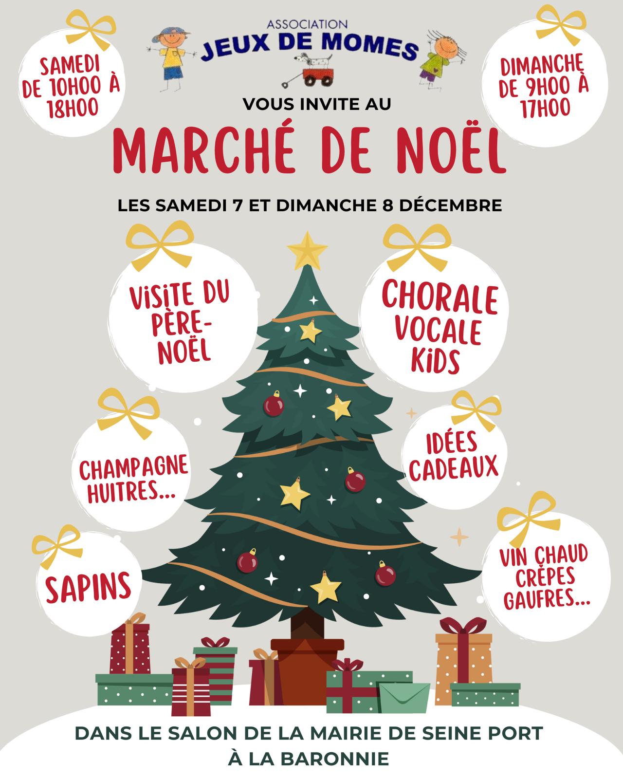 Affiche de Noël - © Mairie de Seine-Port