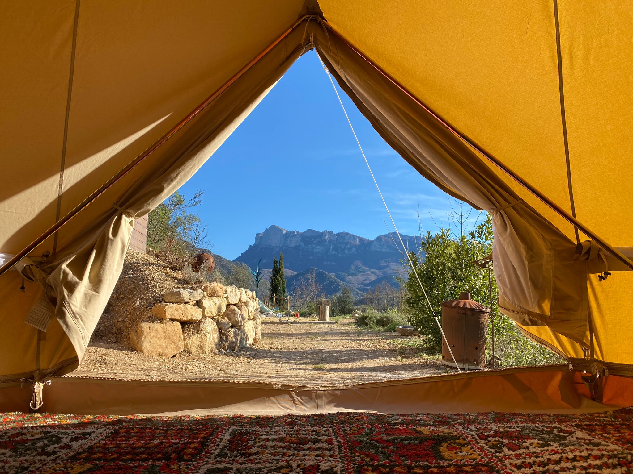 Tente Lodge au Domaine Thym et Romarin