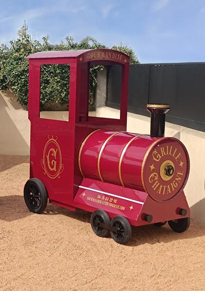 La locomotive à châtaignes