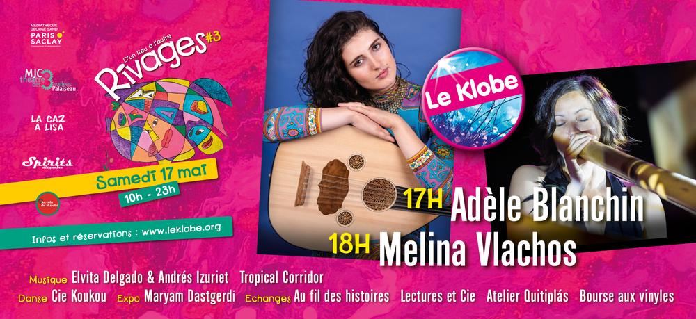 Adèle Blanchin & Mélina Vlachos / Rivages#3 à Palaiseau 