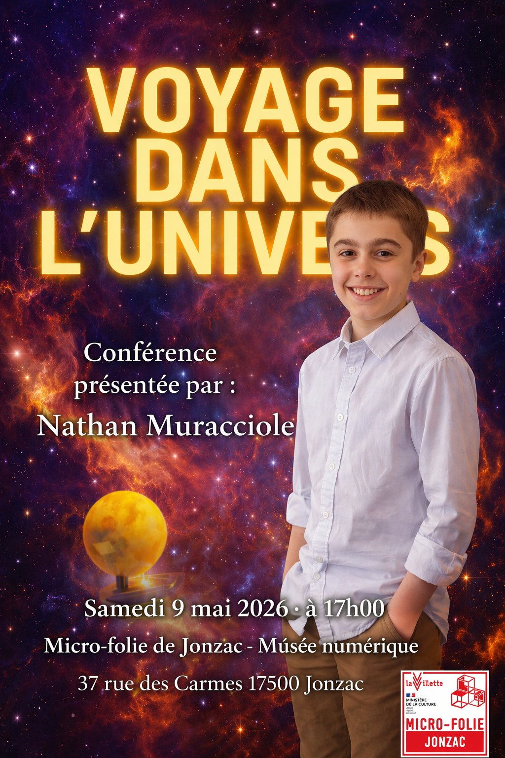 Voyage dans l'Univers par Nathan Muracciole