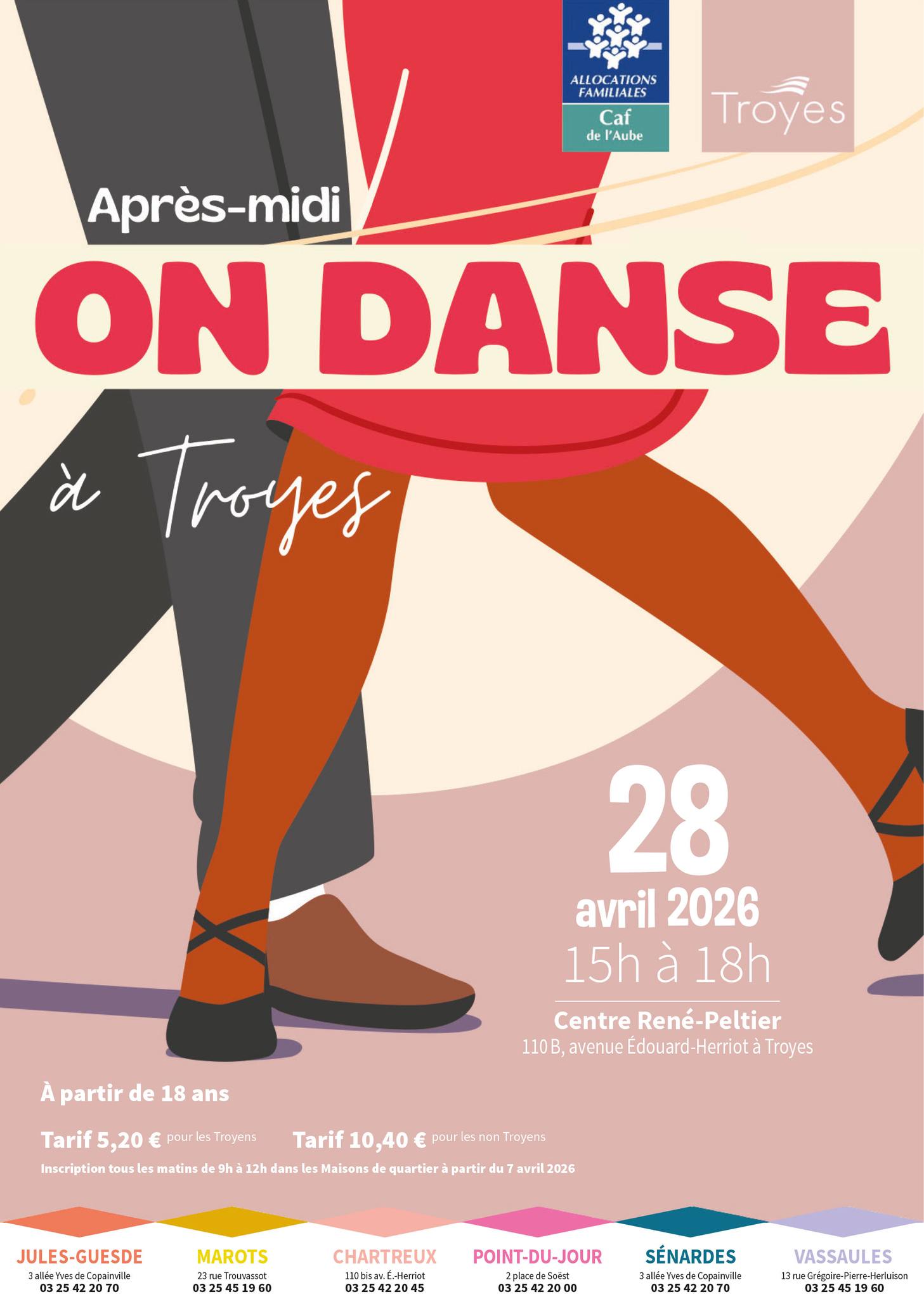 Après-midi : On danse à Troyes — visuel événement