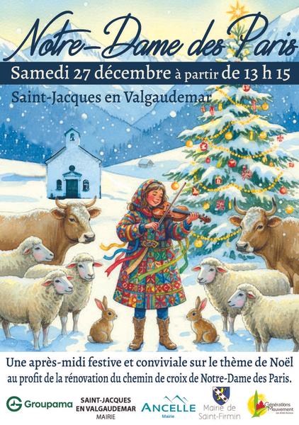 Notre Dame des Paris_Saint-Jacques-en-Valgodemard - © Association Péoume