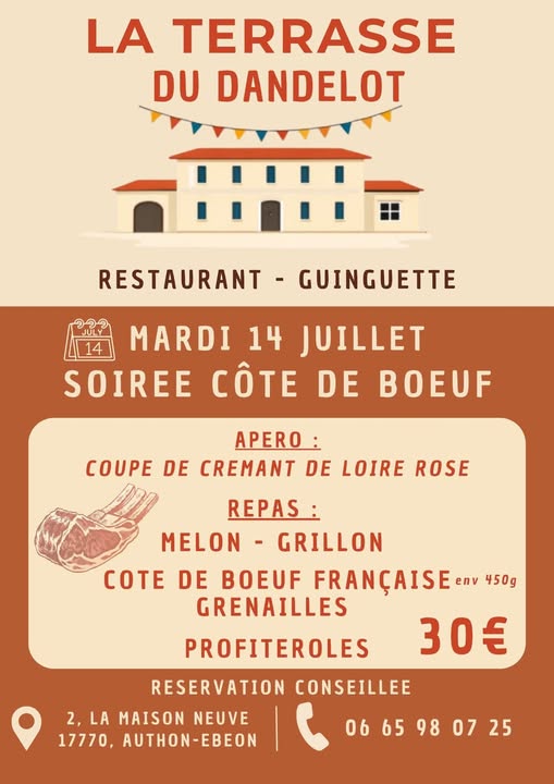 Soirée à thème - Soirée côte de boeuf