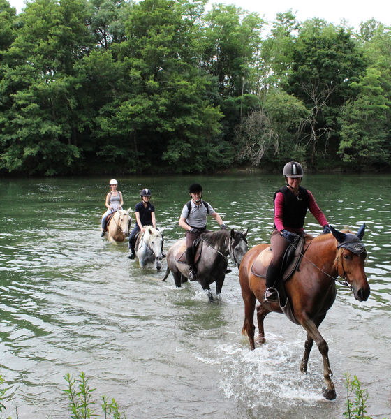 Traversée à cheval de rivières