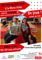 Soirée jeux sur l'art_Les Avenières Veyrins-Thuellin