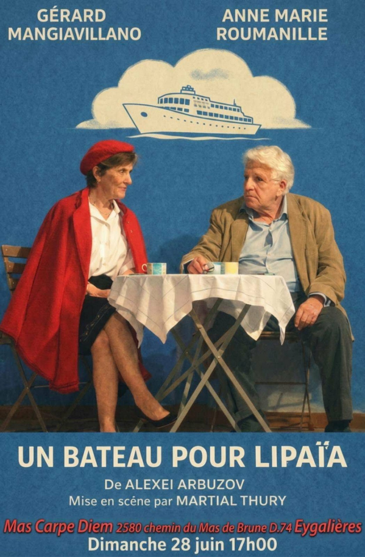 Théâtre : Un bateau pour Lipaïa