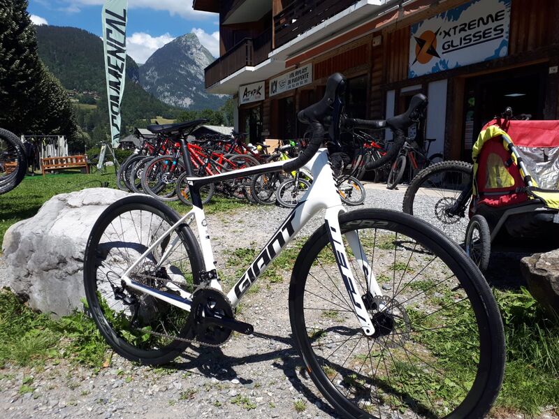 location vélo de course samoens xtreme glisses