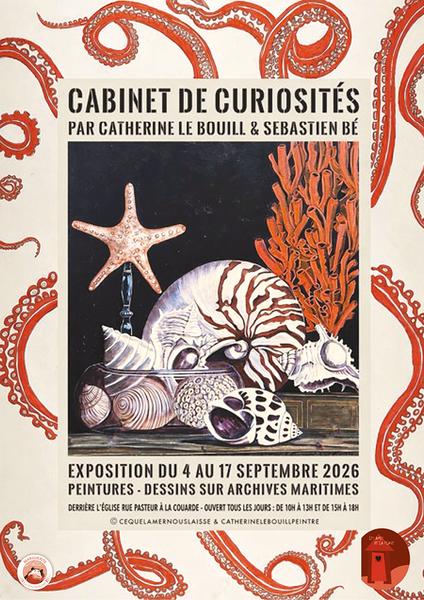 Exposition : Cabinet de curiosités par Catherine Bouill et Sébastien Bé