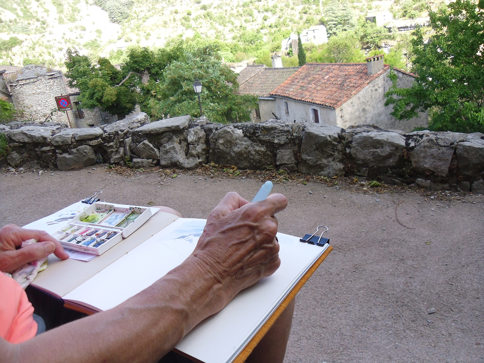 Carnet de croquis dans les Cevennes 3