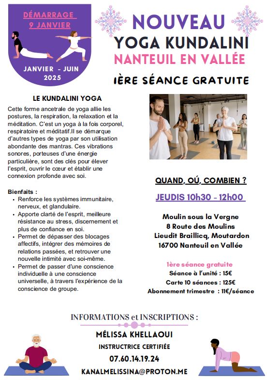 Yoga Kundalini_Nanteuil-en-Vallée
