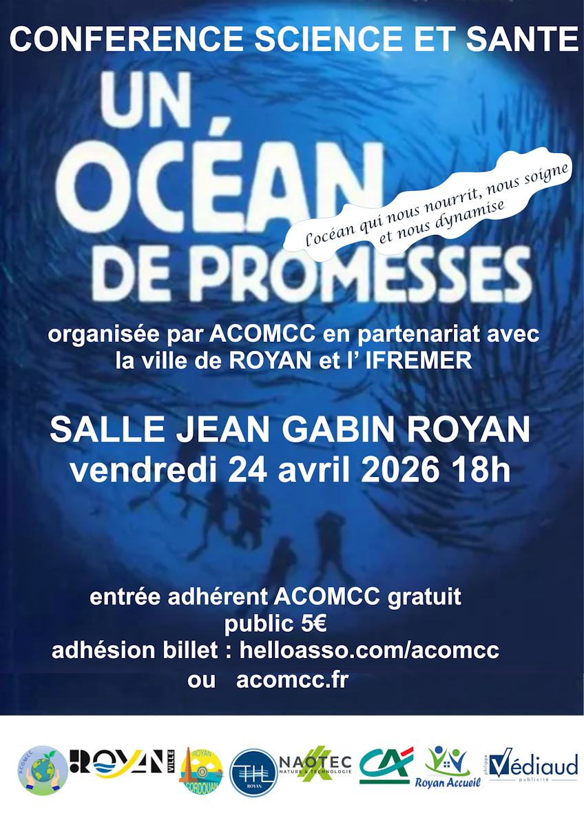 Conférence - La mer qui nous nourrit, nous soigne, nous dynamise