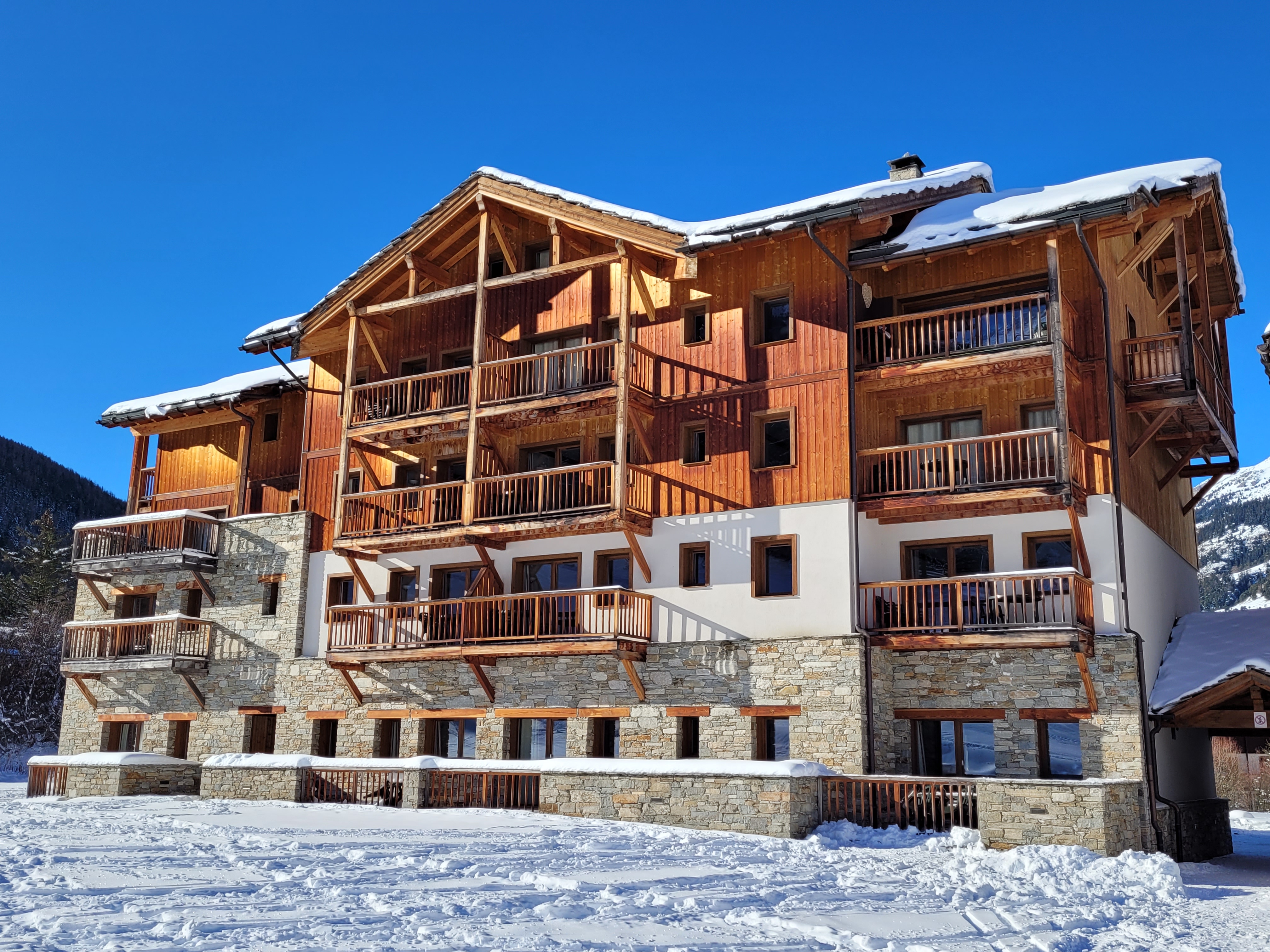 Vue extérieure en hiver