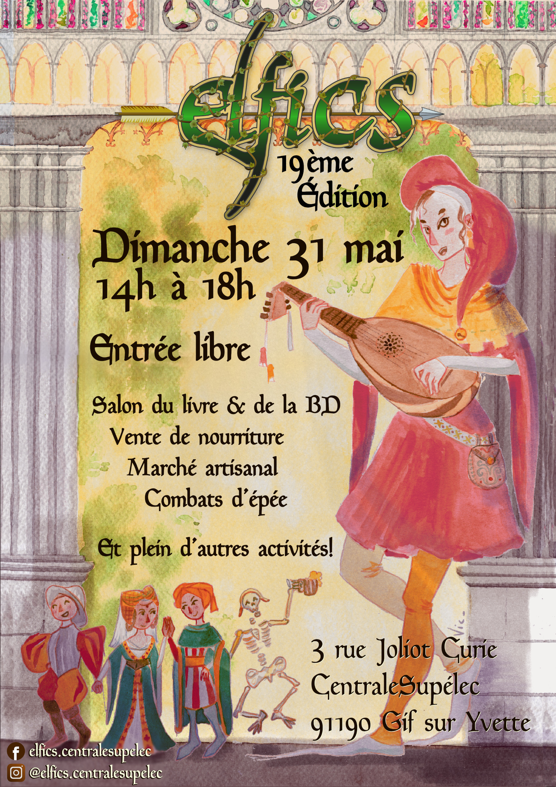 Affiche des Elfics 2026