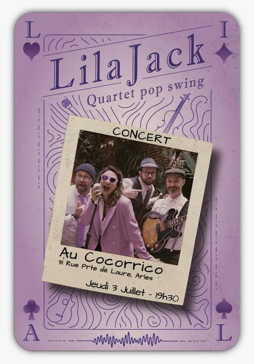 LilaJack en concert au Cocorrico
