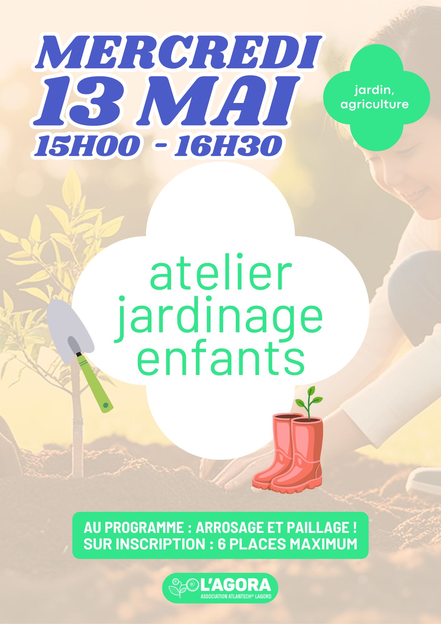 Atelier jardinage enfant à Lagord