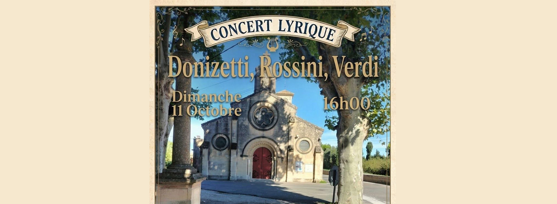 Concert lyrique à la chapelle St Roch à Saint-Rémy-de-Provence