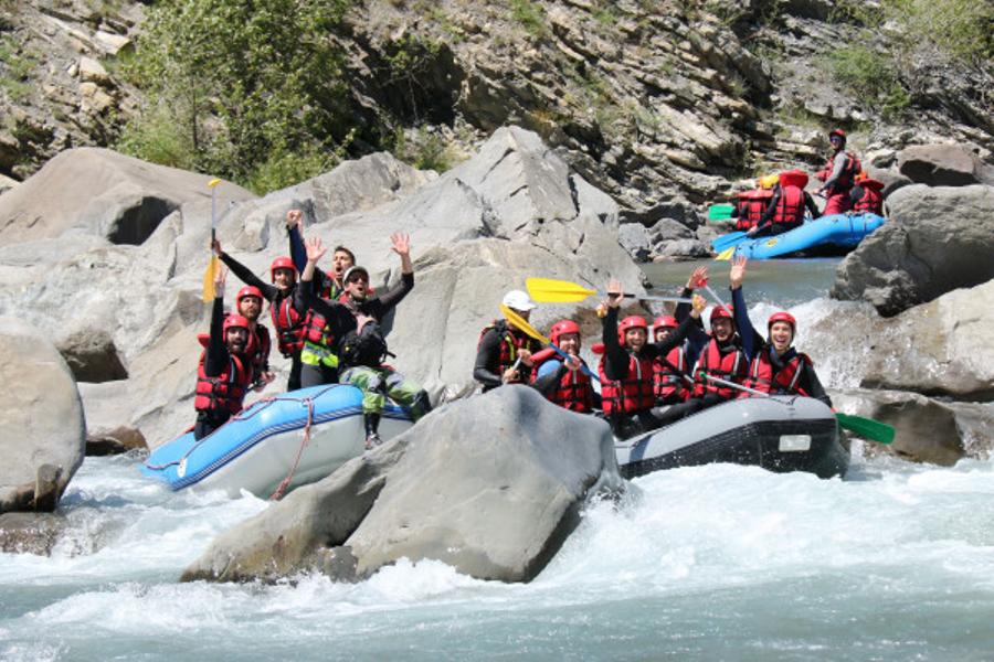 Rafting sur la rivière mythique de l'Ubaye