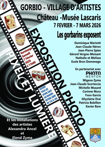 Expo Pixel et lumière Gorbio