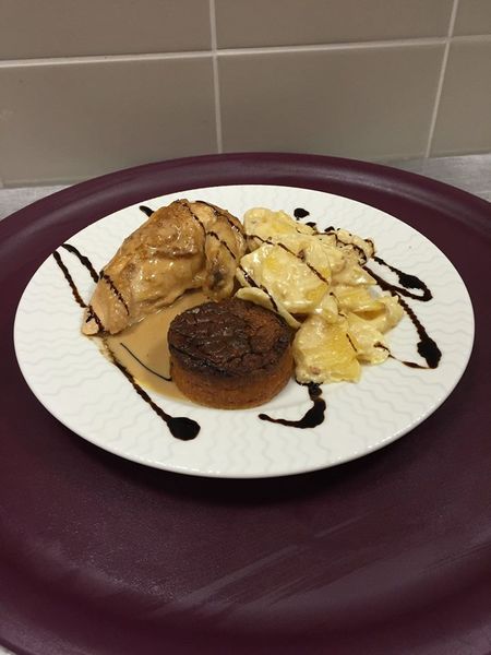 assiette de présentation réception 