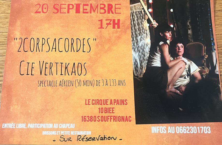Spectacle aérien "2CorpsAcordes"