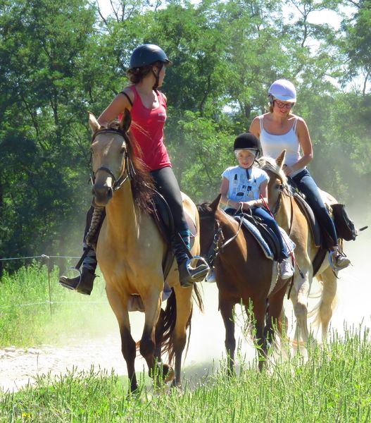 Traversée à cheval de rivières