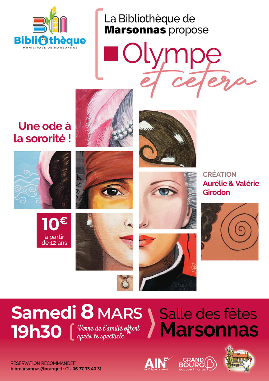 affiche spectacle du 8 mars 2025