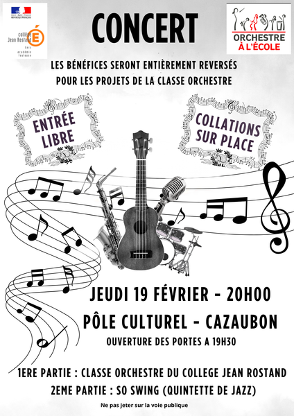 Concert du Collège de Cazaubon_Cazaubon