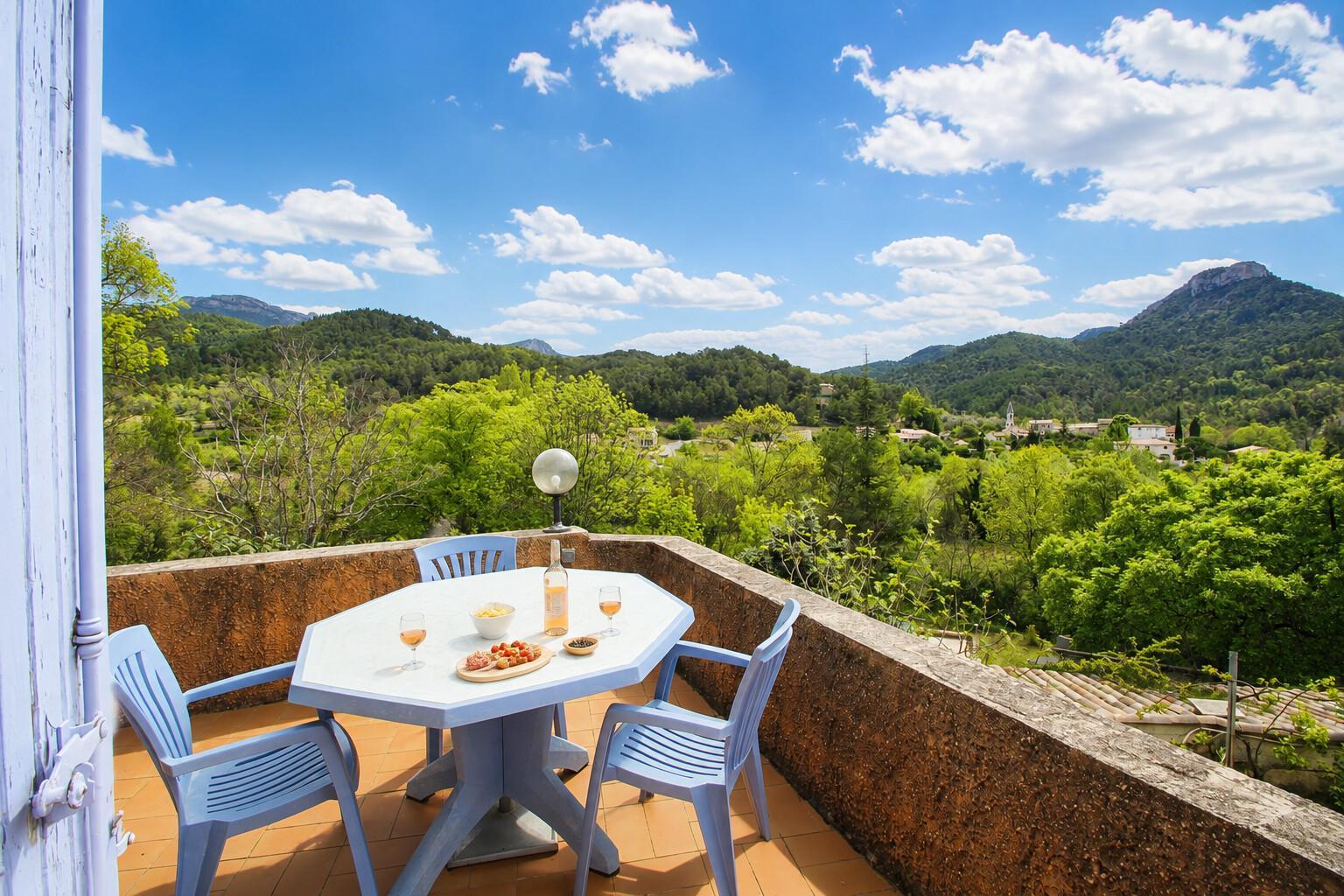 Jolie vue depuis l'une des terrasses